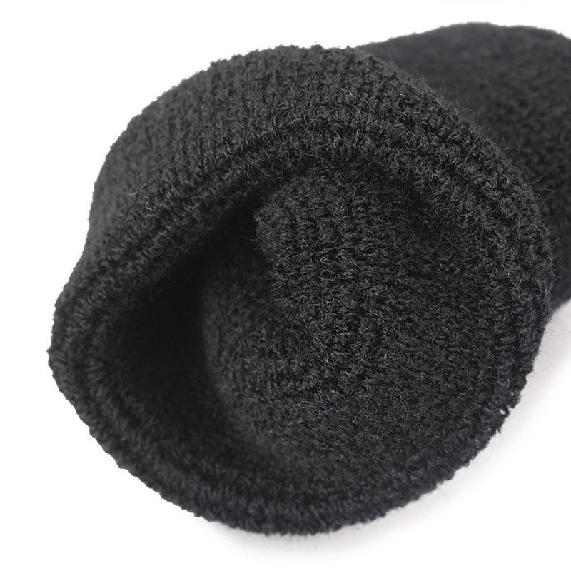 Mallofusa 10 Pack Colorful Sports Basketball Football Absorbent Wristband Party Outdoor Activity (Black) Standard - Image 4
